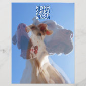 hond voor verkoop flyer sjabloon (Achterkant)