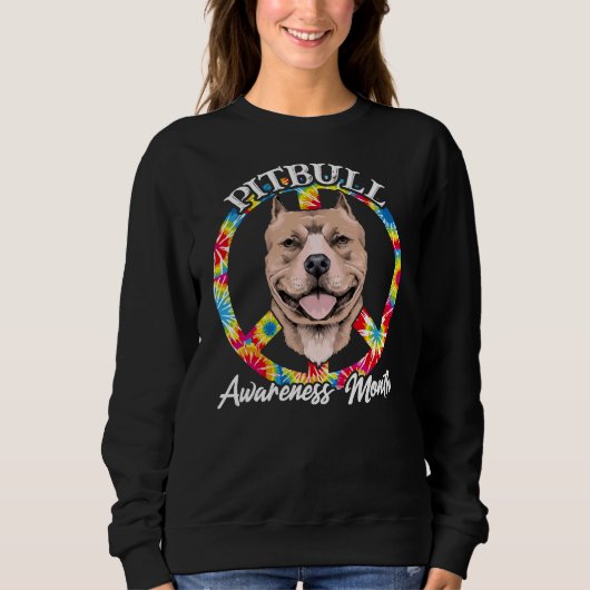 Hond Vredesteken Pitbull Awareness Trui (Voorkant)