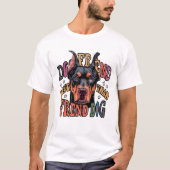 Hond Vriend Beste dan Vriend Hond T-shirt (Voorkant)