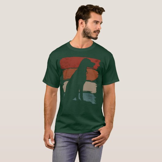 Hond vrienden grappig T-shirt (Voorkant volledig)