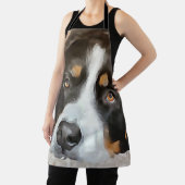 Hond, Vrouw, Berner berghond Schort (Insitu)