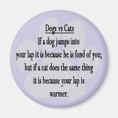 Hond vs kat magneet (Voorkant)