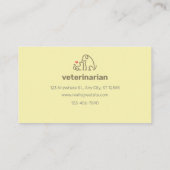 Hond Waking, Huisdier Boarding Visitekaartje (Achterkant)