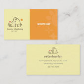 Hond Waking, Huisdier Boarding Visitekaartje (Voorkant / Achterkant)