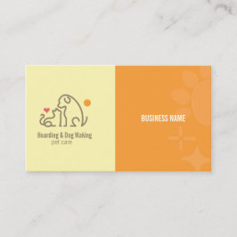 Hond Waking, Huisdier Boarding Visitekaartje