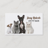 Hond Walker Dierenverzorging Dierenarts Huisdier Z Visitekaartje (Voorkant)