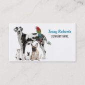 Hond Walker Dierenverzorging Dierenarts Huisdier Z Visitekaartje (Voorkant)