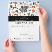 Hond Walker Grooming Hond Trainer Dierenarts Hond  Flyer (Hand)