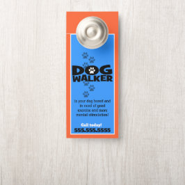 Hond Walker Hond Walking Promotie Deurhanger