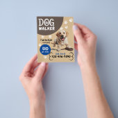 Hond Walker Pet Sitting Happy Labrador Retrieve Ho Flyer (Hand)