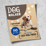 Hond Walker Pet Sitting Happy Labrador Retrieve Ho Flyer<br><div class="desc">Hond Walker Pet Zittend Gelukkige Labrador Retriever Hond Flyers.</div>