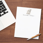 Hond Waterverf Letterhead