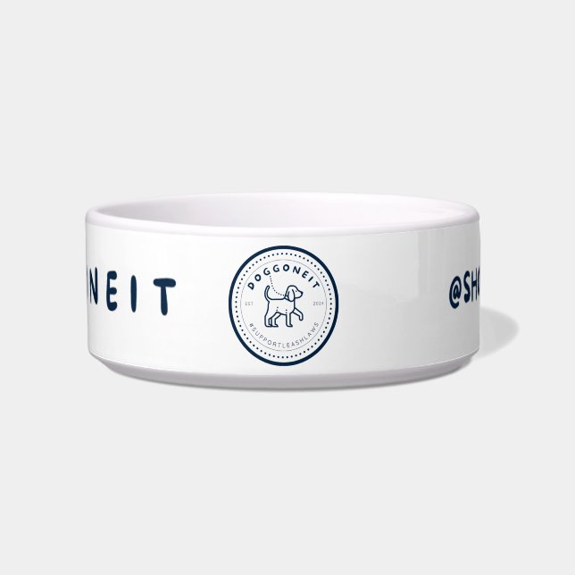 Hond Weg! Bundel Voerbakje (Voorkant)