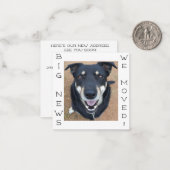 Hond weg GELUKKIG! Briefkaart (Voorkant / Achterkant in situ)