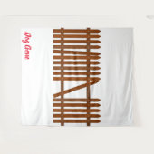 Hond Weg Wandkleed (Voorkant (horizontaal))