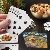 Hond Weidepad Moderne KlayKoo Pokerkaarten (Insitu)