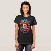 Hond Welsh Corgi Paddenstoel T-shirt (Voorkant volledig)