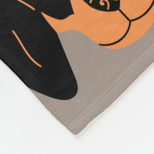 Hond Wie 60x80 Fleece Deken (Hoek)