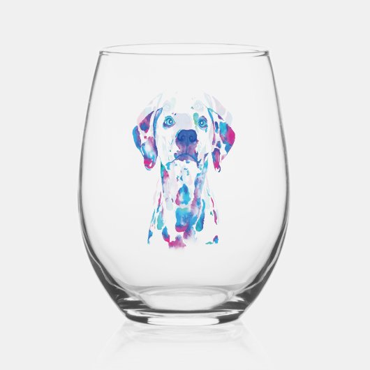 Hond Wijnglas Zonder Voet (Voorkant)