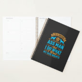 Hond Wil Grappige Volwassen Man Planner (Display)