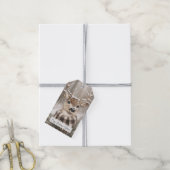 Hond Winter Sneeuw Kerstmis Cadeaulabel (Met Touw)