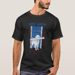 Hond Wiskunde Mislukt Golden Retriever Grappige Na T-shirt