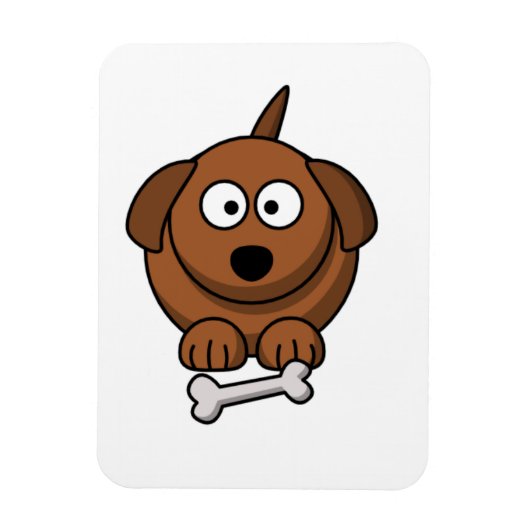 hond x bot magneet (Verticaal)