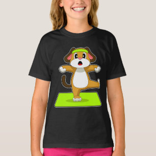 Hond Yoga Fitness Gymnastiek T-shirt