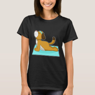 Hond Yoga Fitness Gymnastiek T-shirt