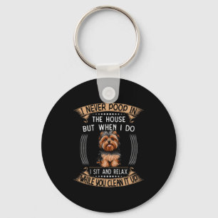 Hond Yorkie O Spullen Huisdier Vader Prijs Yorkieo Sleutelhanger