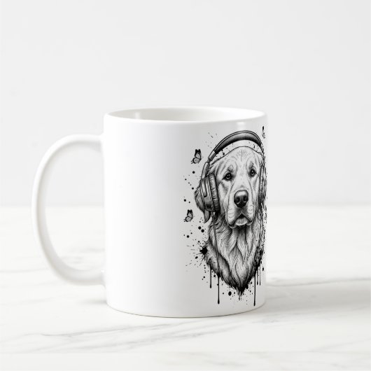 Hond Zakelijk Koffiemok (Links)