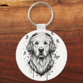 Hond Zakelijk Sleutelhanger (Voorkant)