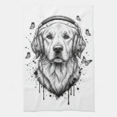 Hond Zakelijk Theedoek (Verticaal)