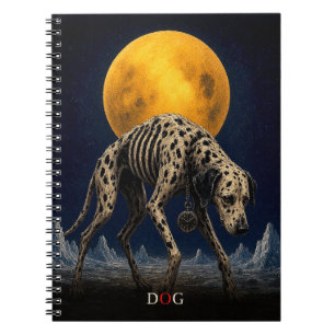 Hond Zakhorloge gotische Surrealist Notitieboek