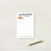 Hond Zit Bedrijf Aangepast Post-it® Notes (Op bureau)