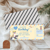 Hond Zit Zittag Cadeaubon