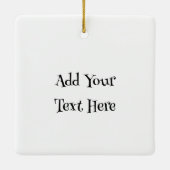 Hond zittend op Ocean Beach bij zonsondergang Keramisch Ornament (Achterkant)