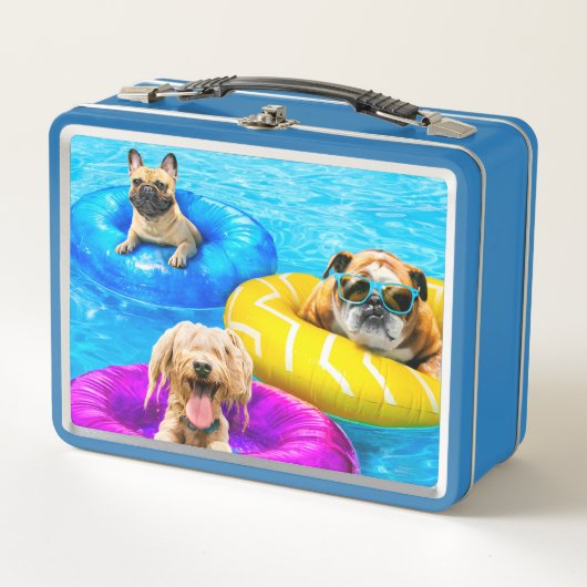 Hond Zwembad Feestje (Voorkant)