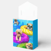 Hond Zwembad Feestje Bedankdoosjes (Geopend)