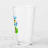 Hond Zwembad Feestje Glas (Links)