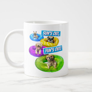 Hond Zwembad Feestje Grote Koffiekop