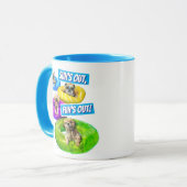 Hond Zwembad Feestje Mok (Voorkant links)