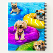 Hond Zwembad Feestje Notitieboek (Achterkant)