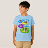Hond Zwembad Feestje T-shirt (Voorkant volledig)