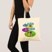 Hond Zwembad Feestje Tote Bag (Voorkant (product))