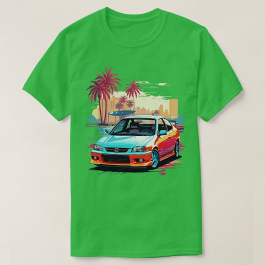 Honda Civic 1 T-shirt (Design voorkant)