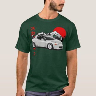Honda Civic Del Sol JDM Stijl T-shirt