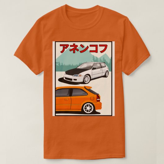 Honda Civic Typer T-shirt (Design voorkant)