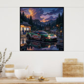 Honda NSX GT Poster (Keuken)