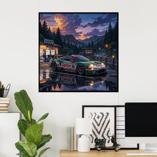 Honda NSX GT Poster (Thuiskantoor)